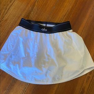 ALO Yoga White Mini Skirt